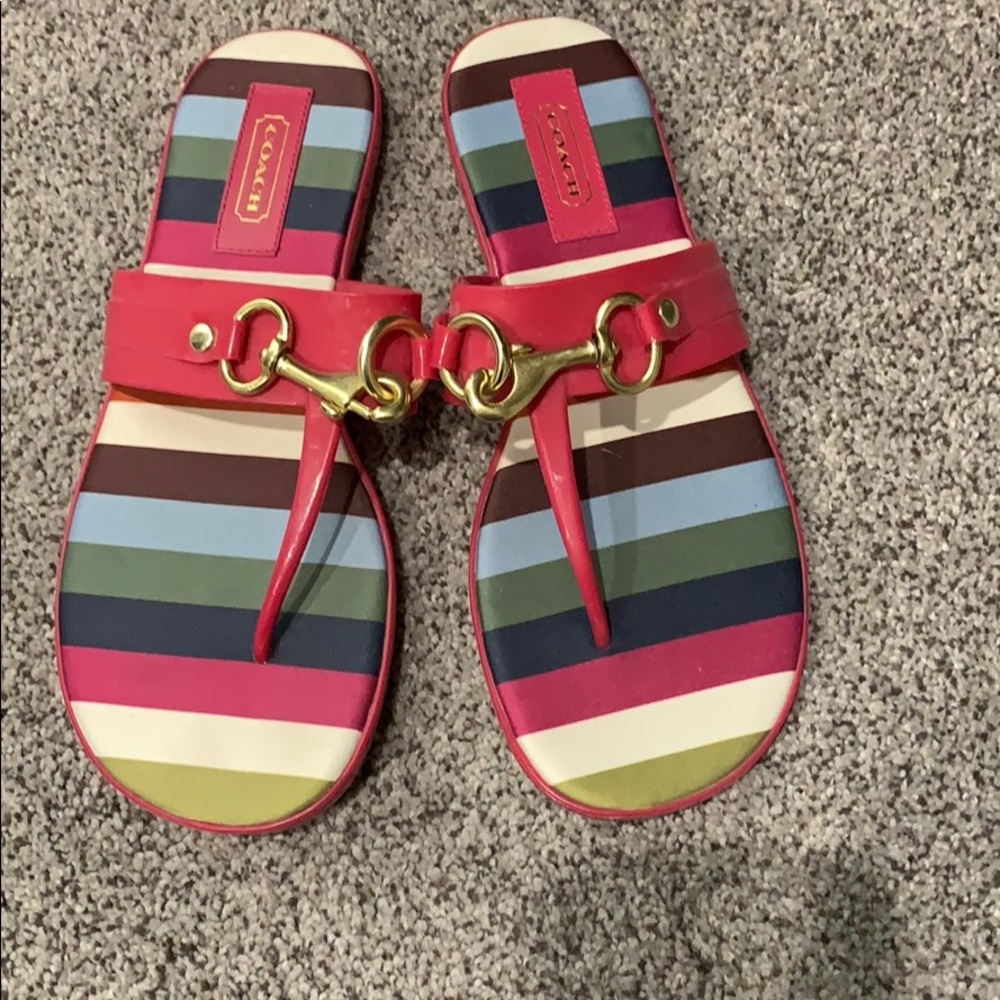 Coach sandals NWOT